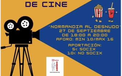 Sesión nudista de Cine- 27 Septiembre 2024