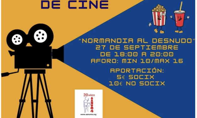 Sesión nudista de Cine- 27 Septiembre 2024