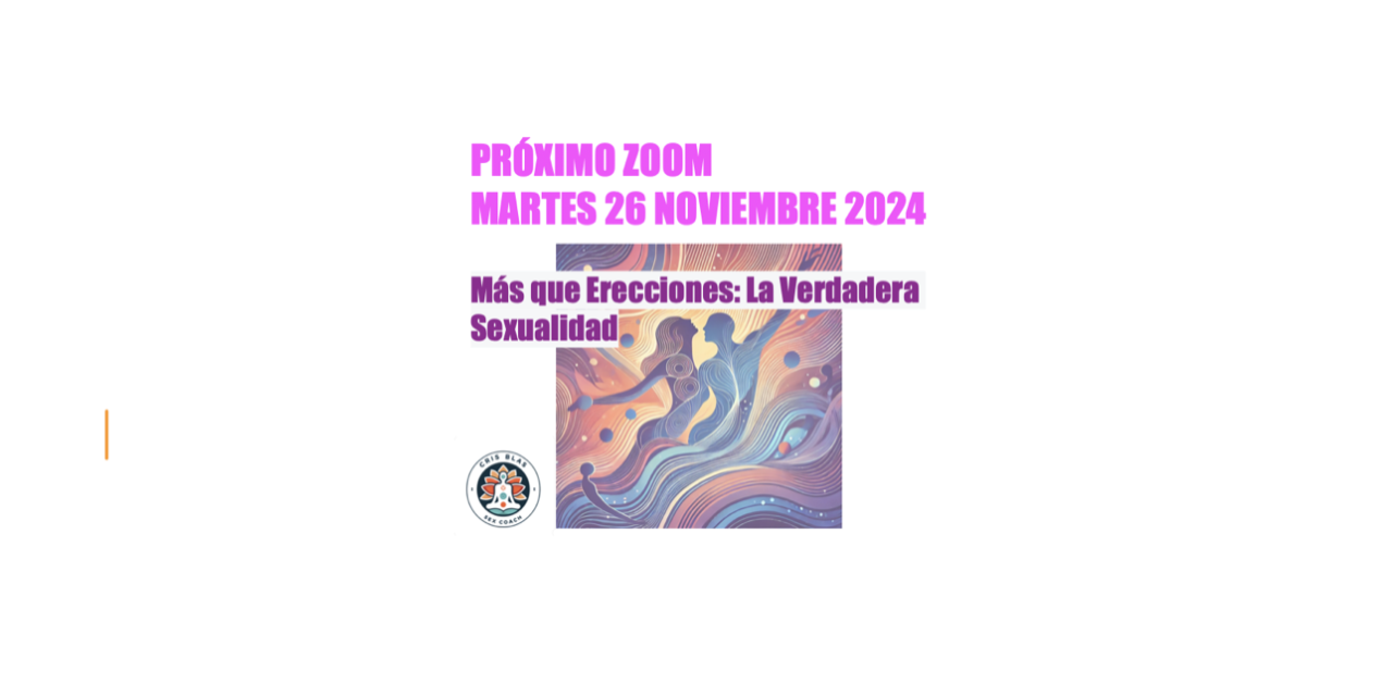 Próximo Zoom 26 de Noviembre 2024 a las 20h Madrid