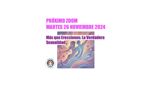 Próximo Zoom 26 de Noviembre 2024 a las 20h Madrid