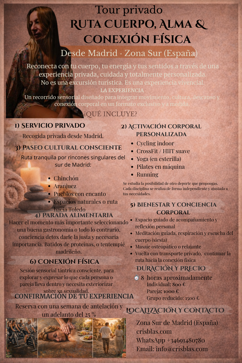 experienciasl vivenciales privadas de cris blas