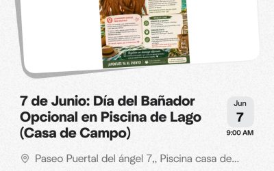 El 7 de junio se celebra el Día del Bañador Opcional en la Piscina de Lago (Casa de Campo) en Madrid, organizado por la Asociación para el Desarrollo del Naturismo.